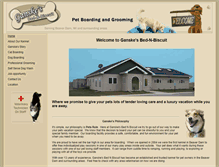 Tablet Screenshot of ganskesbednbiscuit.com